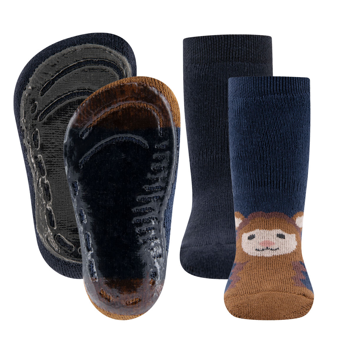 Stoppersocken SoftStep 2er Pack Alpaka/Uni