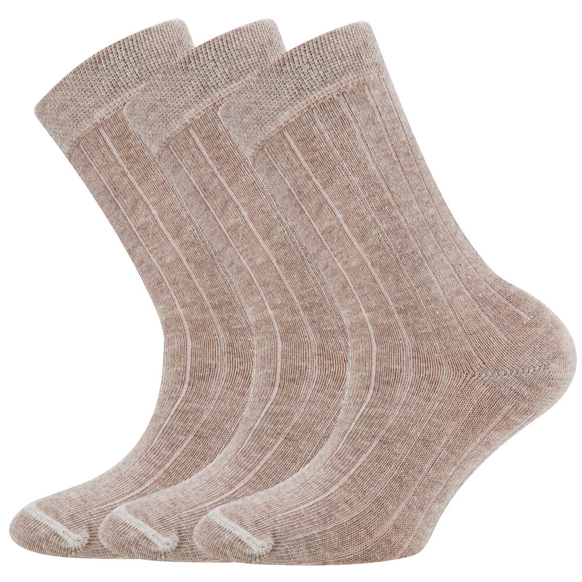 Socken 3er Pack Rippe