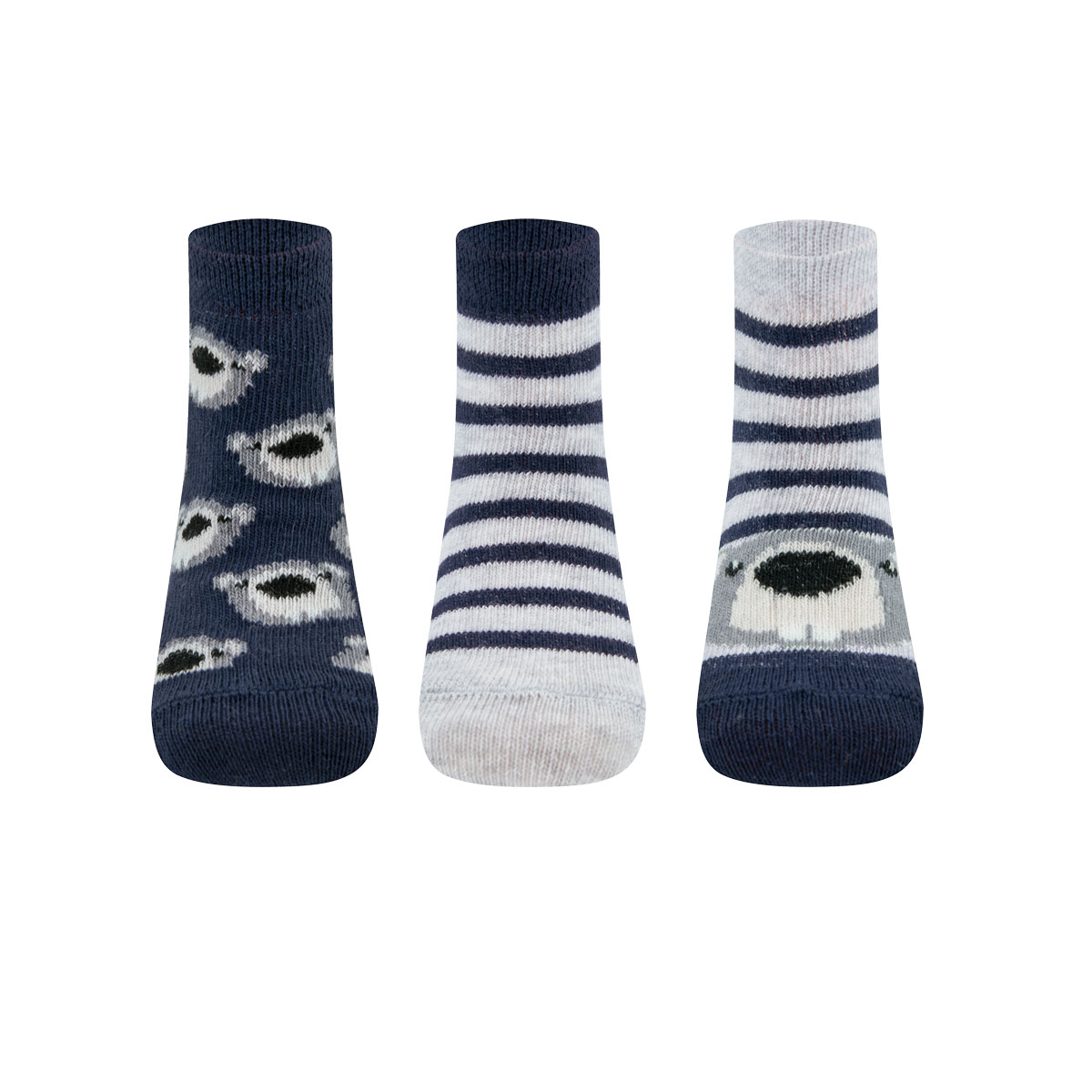 Socken 3er Pack Biber