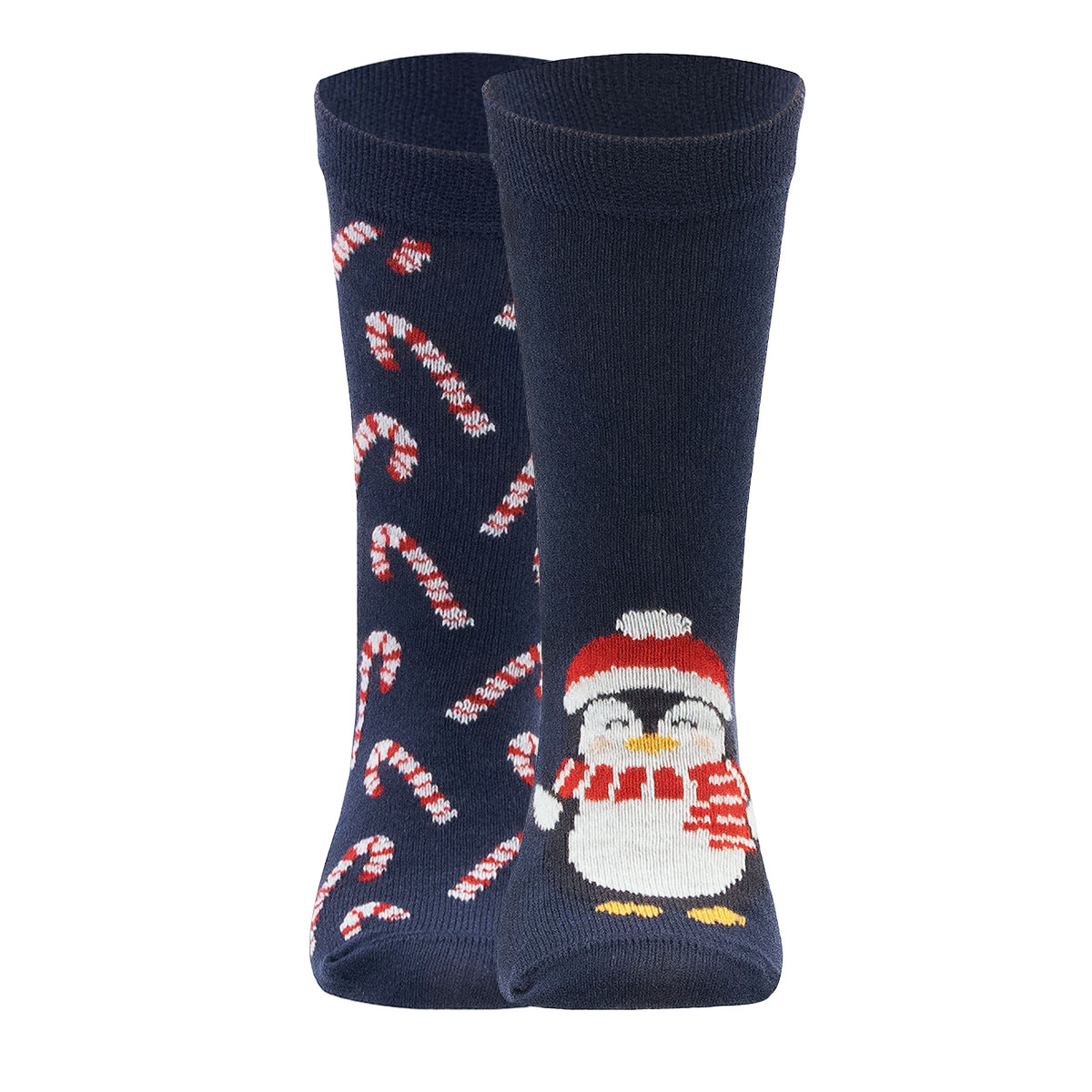 Socken 2er Pack Xmas Pinguin/Zuckerstangen