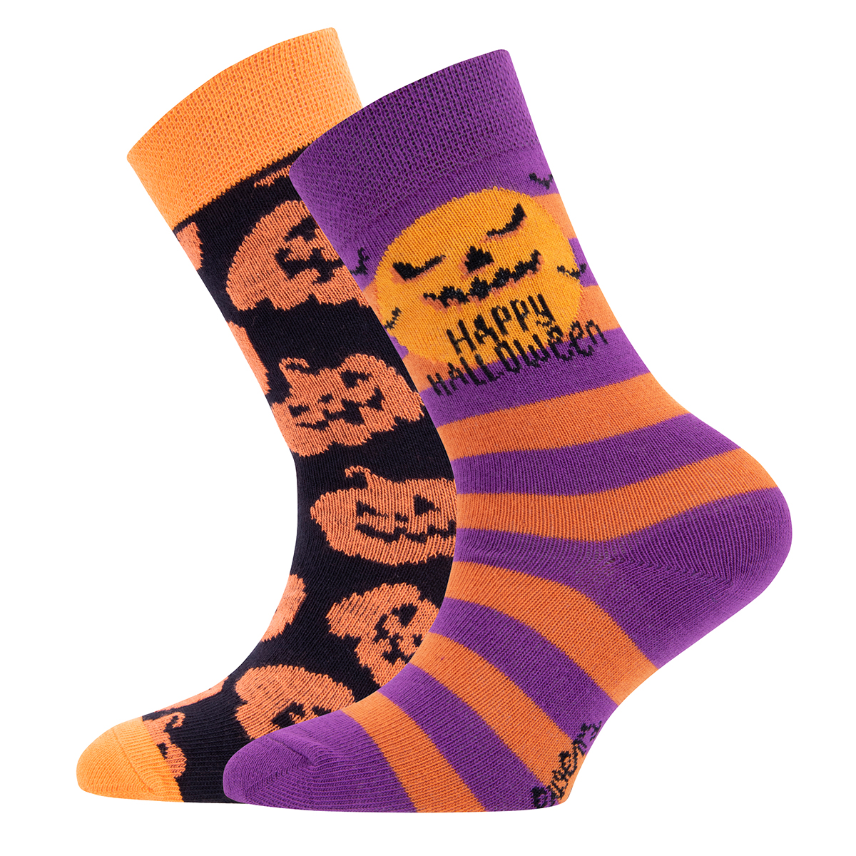 Socken 2er Pack Kürbis/Halloween