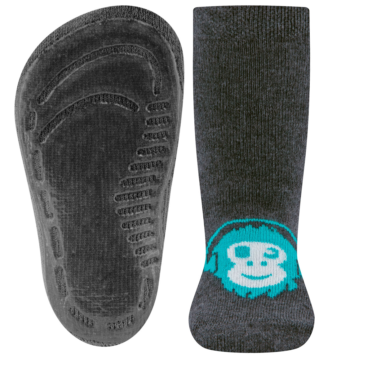 Stoppersocken SoftStep Affe mit Kopfhörer