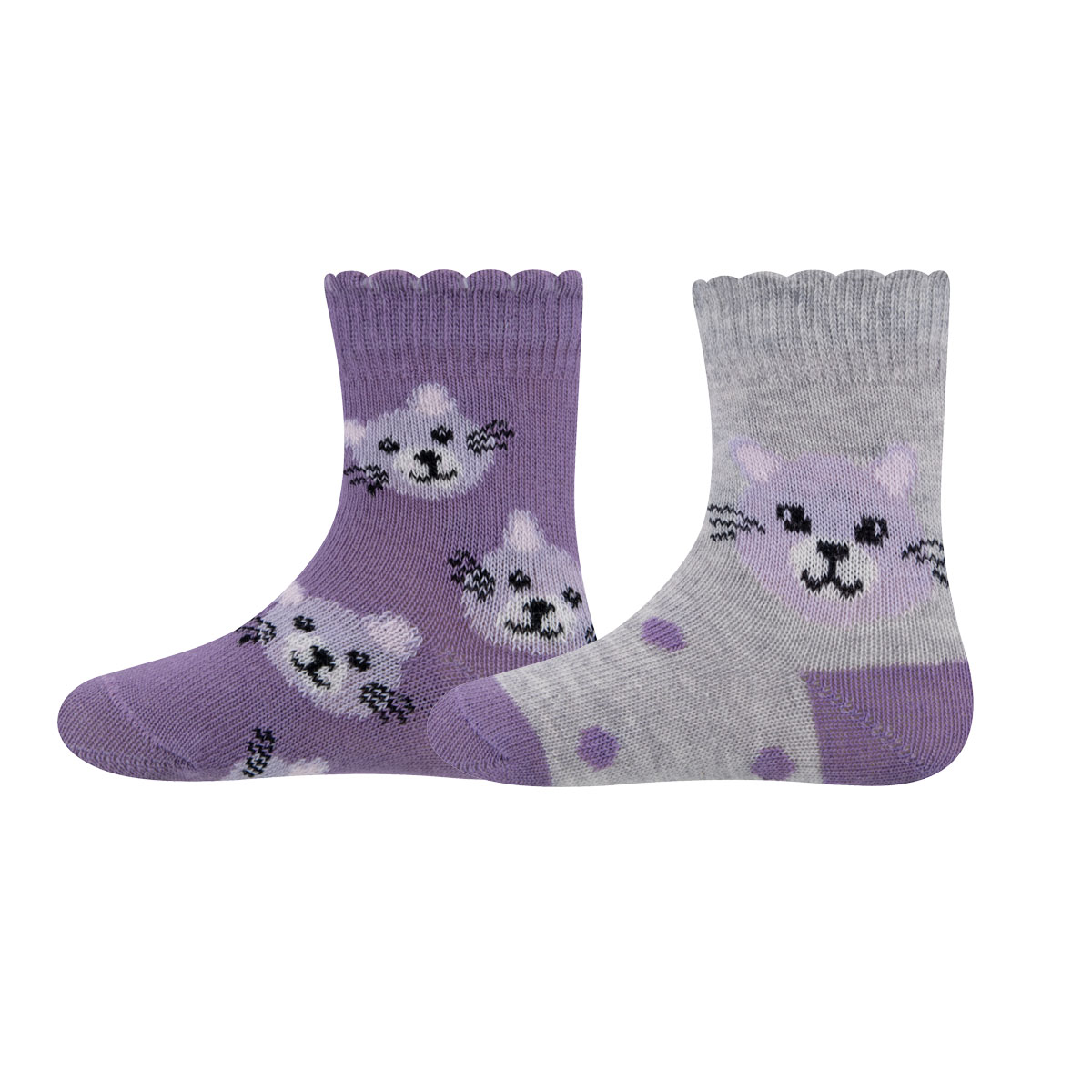 Socken 2er Pack Katze