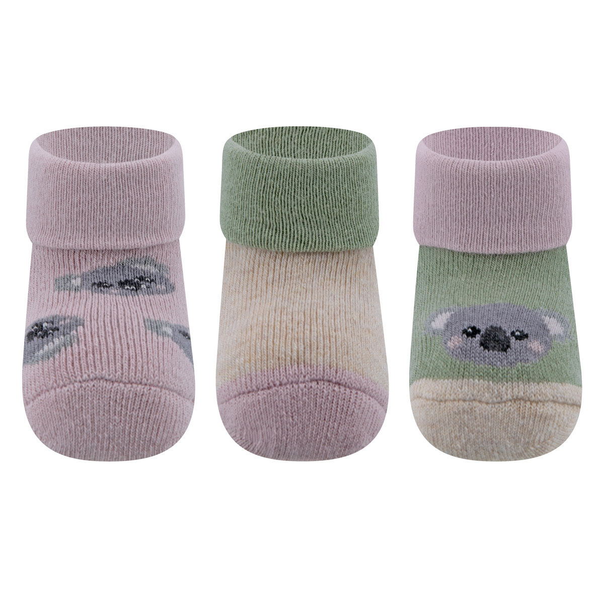 Babysocken 3er Pack Koala