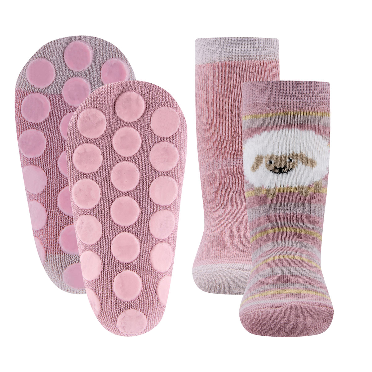 Stoppersocken 2er Pack Schäfchen