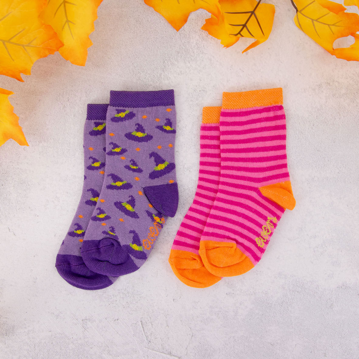 Socken 2er Pack Halloween/Hut