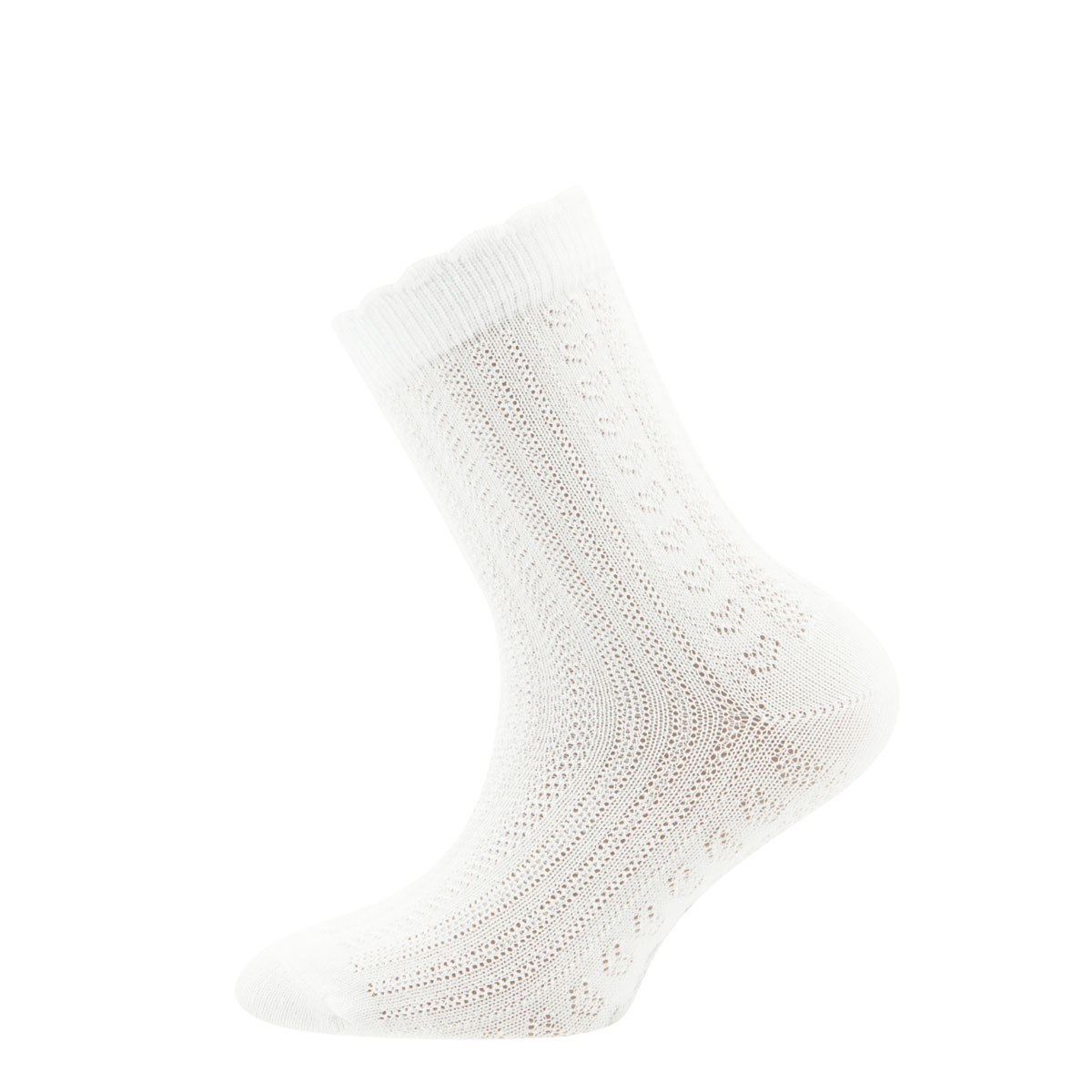 Socken merc.Baumwolle mit Mausezähnchen